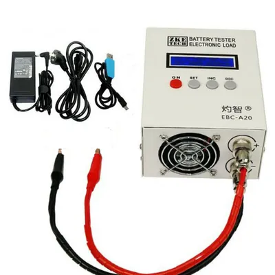 Obrázek produktu pro Elektronické zatížení zátěže a nabíjení Tester kapacity baterie Tester vybíjení 0,1-20A