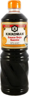 Image de Sauce soja sucrée Kikkoman 975 ml | pour le riz, les sushis, les yakitori et la viande | Sauce d'assaisonnement