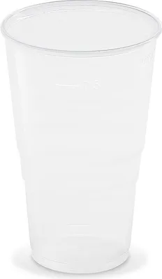 Produktbild von Trinkbecher klar 0,5 l -PP- (Ø 95 mm) [50 Stück]