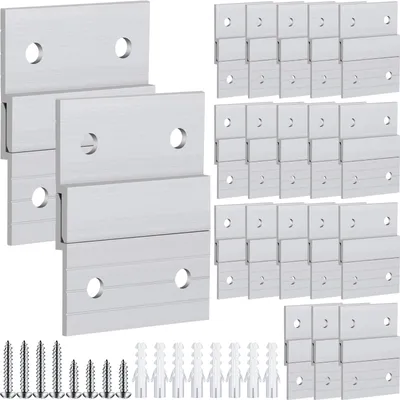 Image de Omgoods - Lot de 40 supports muraux en forme de crochet, de style français, pour la fixation de photos