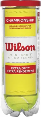 Produktbild von Wilson Extra Duty, Druckloser Tennisball, Play + Stay Phase 3 Ball, Grün, 3 Stück(e), Schlauch (Verpackung)