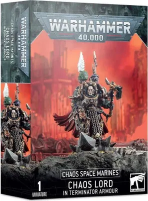 Produktbild von Warhammer 40.000 Chaos Space Marines Chaos Lord in Terminator Armour