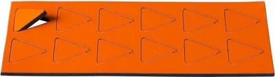 Produktbild von Magnetische Symbole Dreieck 19x19mm VE=12 Stück orange