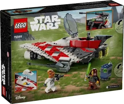 Produktbild von LEGO Star Wars Jedi Bobs Sternjäger, Bauspielzeug, Spielzeug-Sternenschiff aus LEGO Steinen, beliebter Charakter, Geburtstagsgeschenk für Jungen, Mädchen und alle Fans ab 8 Jahren 75388