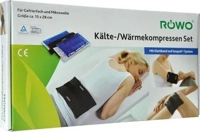 Produktbild von RÖWO Kalt-Warm-Kompresse m.Klettbandage 2 St.