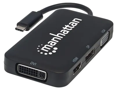 Immagine prodotto di MANHATTAN Konverter USB 3.1 4-fach HDMI/DisplayPort/VGA/DVI