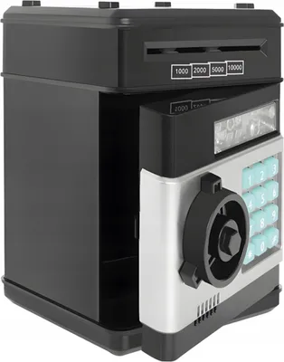 Produktbild von Elektronische Spardose Safe Bankautomat mit PIN für Münzen und Scheine