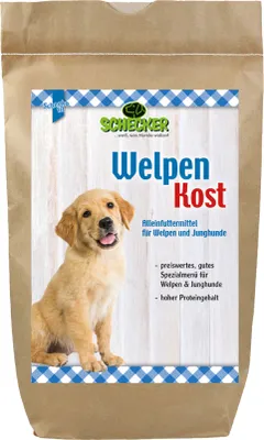Produktbild von 3 kg - Schecker Welpenkost - mit Huhn und Getreide - ausgesuchte Inhaltsstoffe von bester Qualität