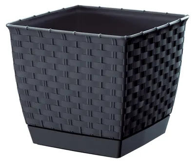 Immagine prodotto di Květináč hranatý RATOLLA SQUARE 22 cm - barva: antracit
