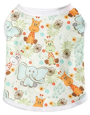 Productafbeelding van Hondenshirt met Cartoonprint voor Kleine Honden en Katten