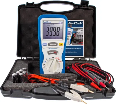 Image de PeakTech P 2705 - Milliohmmètre ~ 4.000 points ~ 400 m½ /4/40 ½