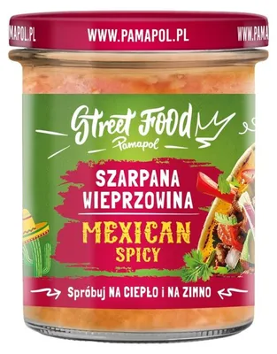 Zdjęcie produktu dla SZARPANA WIEPRZOWINA MEXICAN SPICY 280G PAMAPOL STREETFOOD 280 g