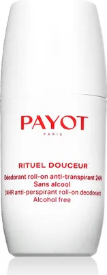 Produktbild von Payot Deodorant Rituel Douceur Roll-On 75 ml 24HR Antitranspirant Unisex 100% natürliche Inhaltsstoffe Alkoholfrei