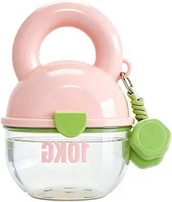 Productafbeelding van Hondenwaterfles - Drinkbeker - Reizen met huisdier - Met traktatiedoos - 19 x 15 x 13 cm - Roze