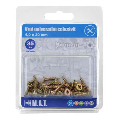 Immagine prodotto di vite senza filettatura 4,0x 20mm ZZ (35pz)