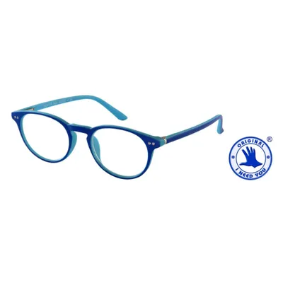 Produktbild von I NEED YOU DOKTOR NEW G66000 dunkelblau-hellblau +3,00 dpt. Kunststoff