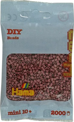Produktbild von Hama Beutel mit 2000 Mini-Bügelperlen Rosenholz