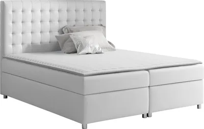 Produktbild von MIRJAN24 Boxspringbett Asti, Ehebett mit zwei Bettkästen für die Bettwäsche, Schlafzimmer (Farbe: Soft 017, Größe: 200 x 200 cm)