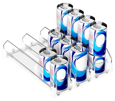 Obrázek produktu pro Organizér do lednice pro lahve a plechovky – úsporný dávkovač