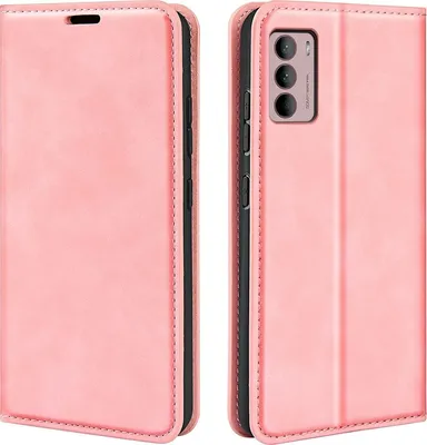Produktbild von Mobigear Retro Slim  Motorola Moto G42 Hülle Klapphülle Geldbörse - Pink