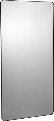 Zdjęcie produktu dla Lustro do makijażu SucceBuy do montażu na ścianie, 91,4 x 182,9 cm, grubość 0,4 cm, rama ze stopu aluminium, folia przeciwwybuchowa, odporna na zarysowania, uchwyt w kształcie litery Z, do łazienki/sypialni/salonu