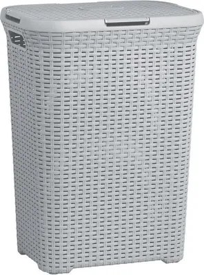Immagine prodotto di Cesto Curver NATURAL STYLE, 60 litri, grigio, 44x34x61 cm, per biancheria