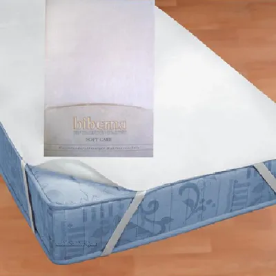 Produktbild von Biberna Sleep & Protect wasserundurchlässige Molton-Matratzenauflage für Topper, Größe:140x200 cm