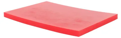 Produktbild von Lederhandwerks-Stanzunterlage - Stoßdämpfende Schneidematte für Lederarbeiten - DIY-Werkzeug - Rot - 15 x 15 cm
