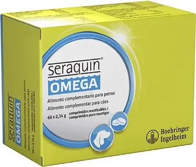 Produktbild von Boehringer Ingelheim Seraquin Omega Nahrungsergänzungsmittel für Tiere, 60 Tabletten