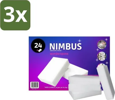 Productafbeelding van NIMBUS wondkompressen, 24 stuks - voordeelverpakking - 3 stuks