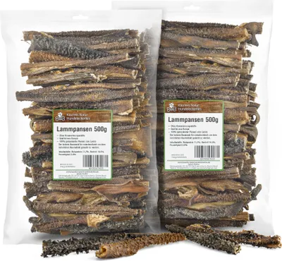Produktbild von Lammpansen 2x500g, ca.15cm, für allergische Hunde