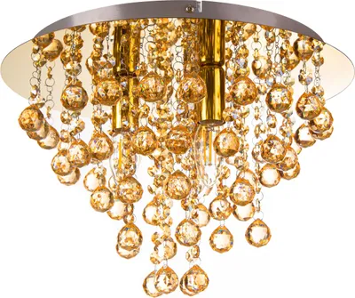 Produktbild von NOWA Deckenleuchte Metall goldfarben, 3x E14