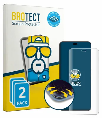 Produktbild von 2x BROTECT Fullscreen Schutzfolie für Honor 100 Pro Displayschutz Folie Fullcover Klar Transparent