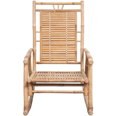 Produktbild von Langlebige Schaukelstuhl mit Kissen Bambus - Möbel418348 - Gartenstühle