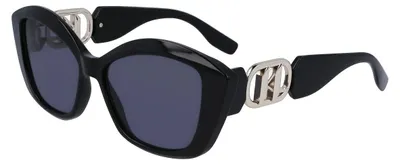 Image de Lunettes de soleil pour femmes Karl Lagerfeld, modèle Kl6102S-N-001