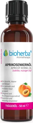 Produktbild von Bioherba Aprikosenkernöl Apricot Kernel Oil Subtiler Nussiger Duft 50 ml