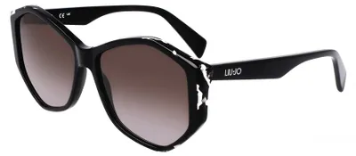 Image de Liu Jo LJ797S MARBLE BLACK/GREY SHADED 57/15/140 Lunettes de soleil pour femme