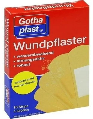 Image de GOTHAPLAST WUNDPFLAST 4 GR, 18 St