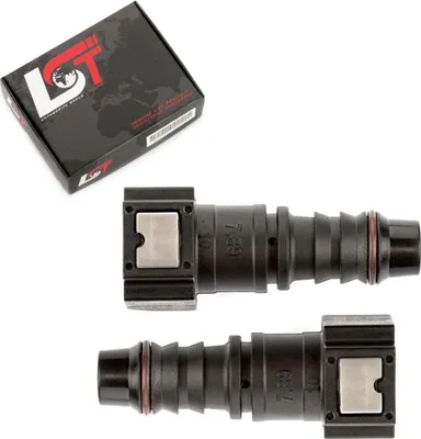 Produktbild von 2x Schnellverschluss Kraftstoffleitung Schlauchkupplung gerade breit 7,89 *14mm