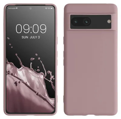 Produktbild von kwmobile Handyhülle für Google Pixel 7 Hülle - TPU Case - Kabelloses Laden - Schutzhülle Cover in Nude Lilac