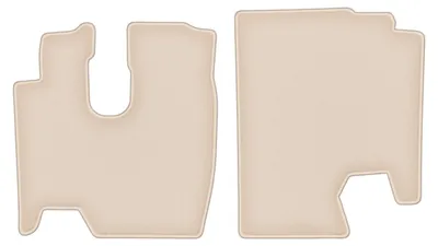 Produktbild von DURBAN Beige Velours-Fußmatten-Set für Mercedes Atego 1 Nutzfahrzeug (1995-2005)