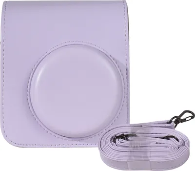 Produktbild von Sofortbildkamera-Schutzhuelle, Kunstleder, Kamera-Aufbewahrungstasche mit abnehmbarem, verstellbarem Schultergurt, Ersatz fuer Fujifilm instax mini 12