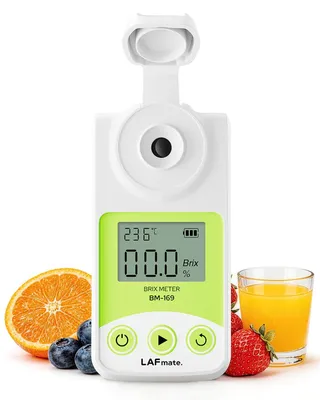 Digitales Refraktometer 0–55% Brix mit ATC für Wein, Bier, Saft