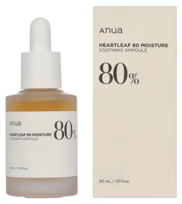 Zdjęcie produktu dla Anua Heartleaf ampułka łagodząca 80% Soothing Ampoule 30 ml