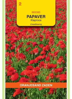 Obrázek produktu pro Oranžový mák (Pavot Rhoeas) - 1 balení semen