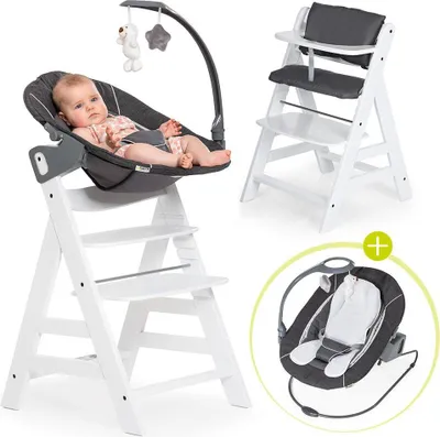 Produktbild von Hauck Alpha Plus Weiß Newborn Set Deluxe - 4-tlg.