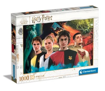 Produktbild von Clementoni-Puzzle 1000 Harry Potter 39656
