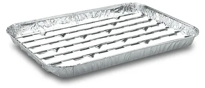 Produktbild von 50x Alu-Grillpfannen Grillschalen BBQ 34.4 x 22.4cm mehrfach verwendbar
