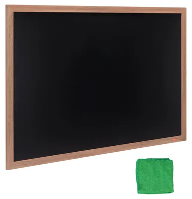 Produktbild von VEVOR Magnetische Tafel, Hängende Nachrichtenschilder mit Kreide, Vintage-Kreidetafel, Rustikaler brauner gerahmter Kalender- und Bulletin-Combo-Boards, 35"x46", Küche, Wohnkultur, Hochzeit, 35 x 46 Zoll