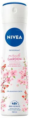 Produktbild von NIVEA Miracle Garden, Frauen, Deodorant, Spray-Deodorant, Spray, 150 ml, 48 h
